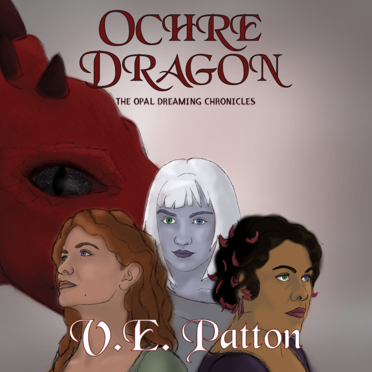 Dragon and three women
